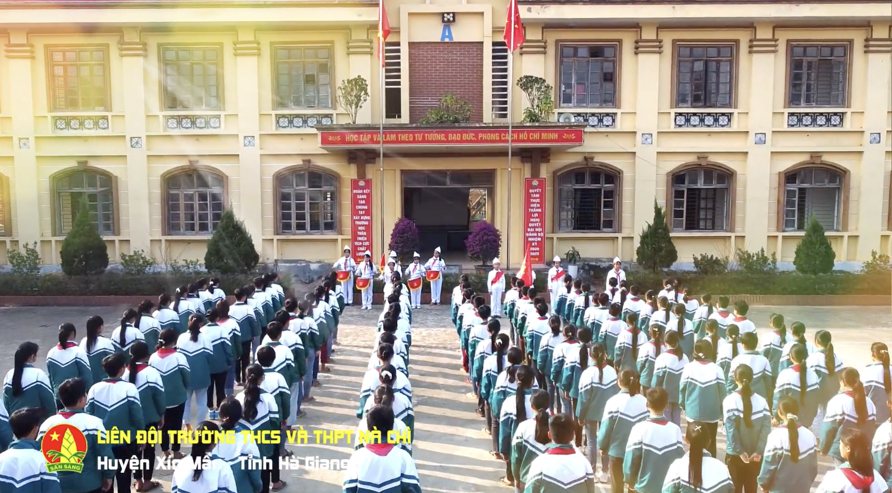 Hát quốc ca tại địa chỉ đỏ "Em yêu tổ quốc Việt Nam"